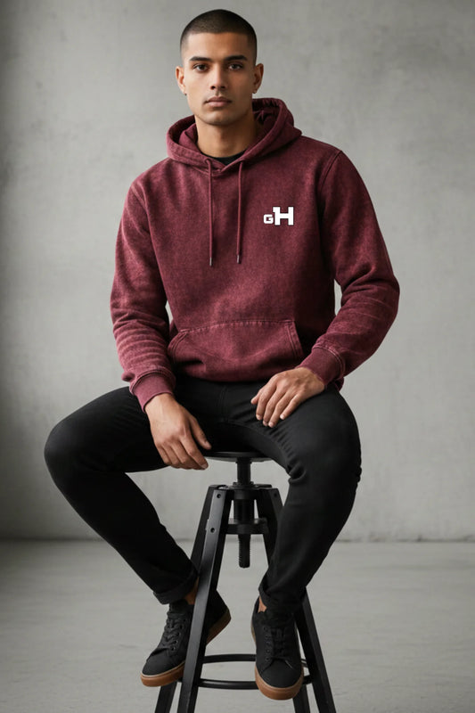 Acid Wash GH Hoodie – Heavyweight Cotton | Gill Harry