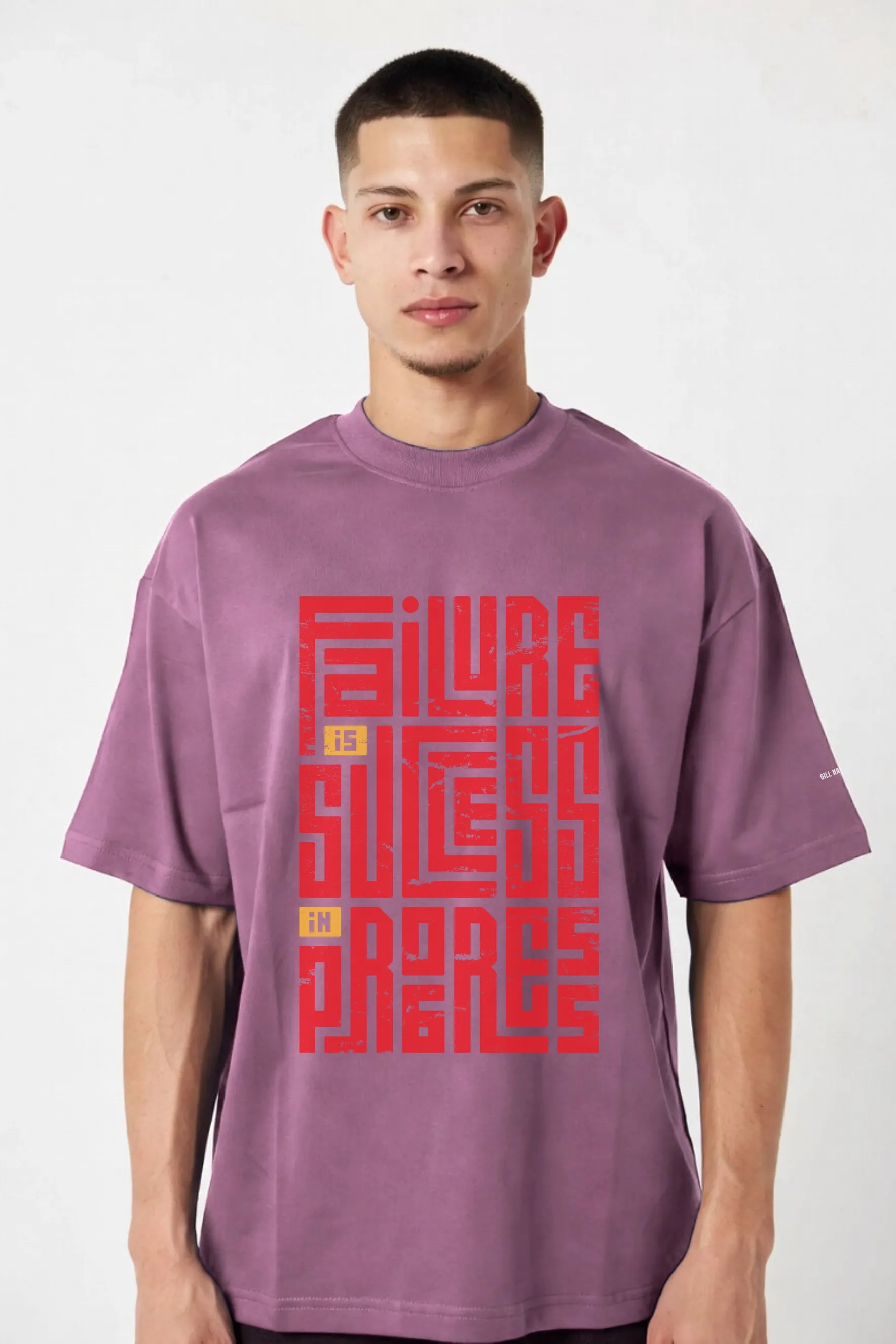 Failure Is Success Tee – 240 GSM Unisex Oversized Cotton | Gill Harry