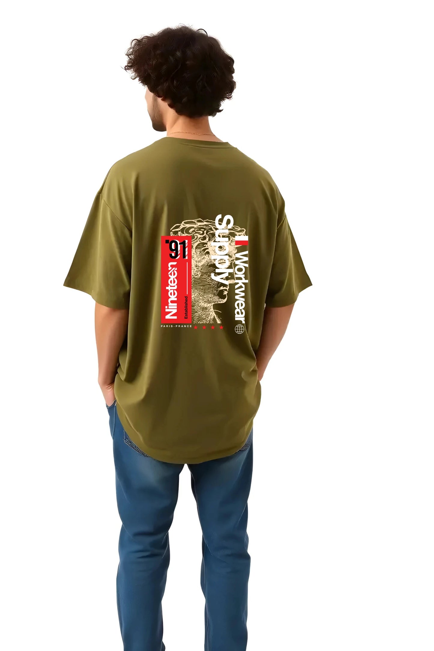 Nineteen ’91 Workwear Tee – Oversized Cotton Tshirt | Gill Harry