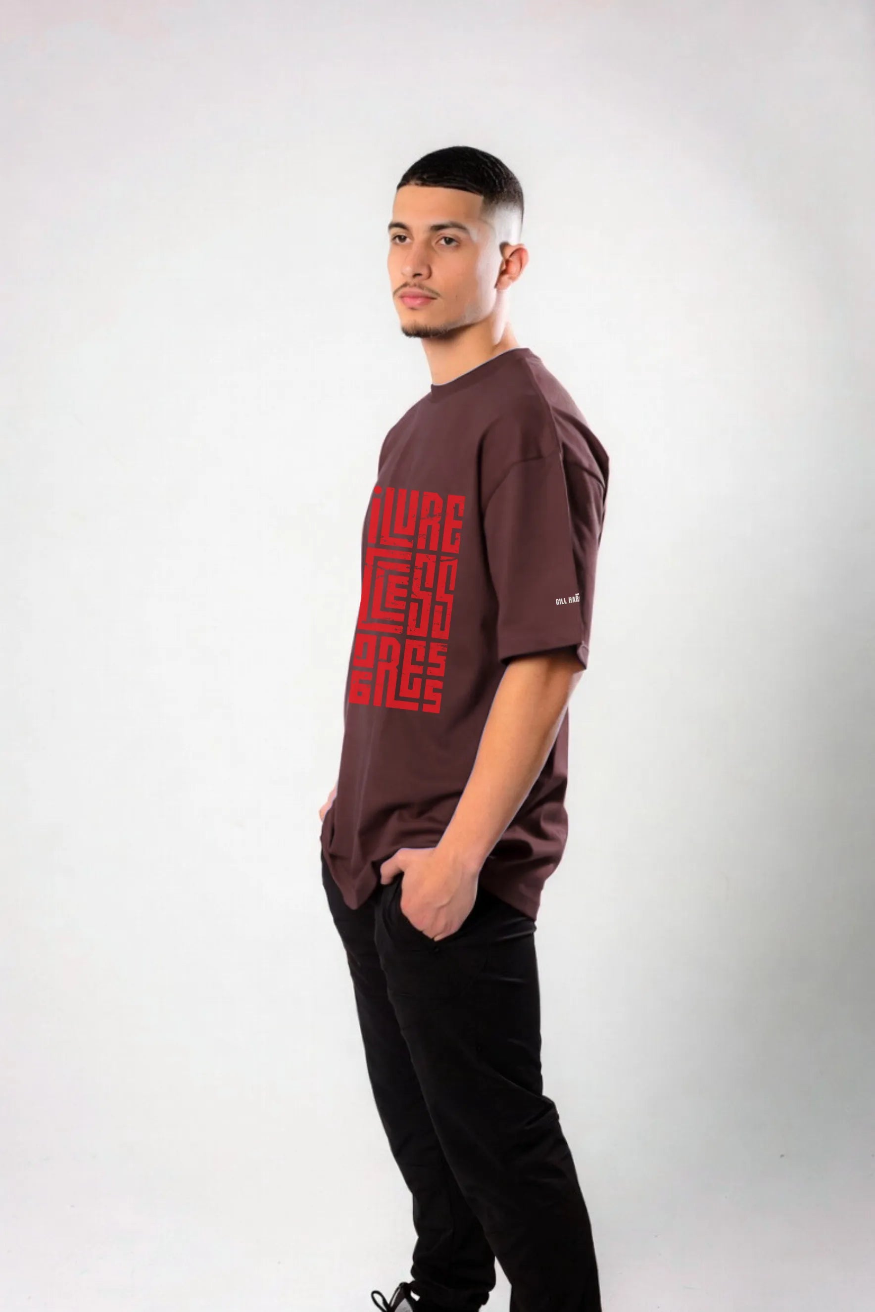 Failure Is Success Tee – 240 GSM Unisex Oversized Cotton | Gill Harry