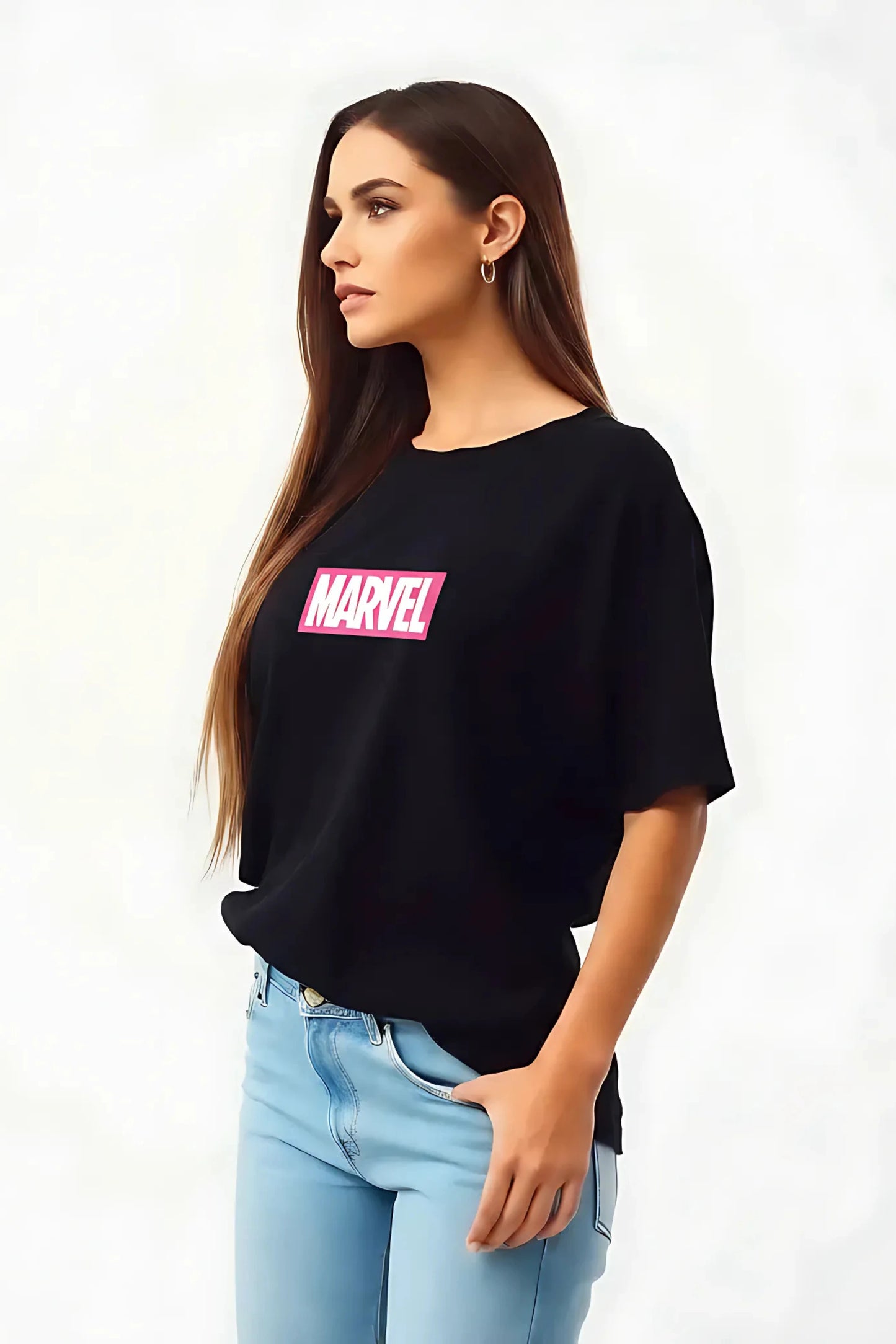 Cotton Elastane  Oversized T-Shirt – Soft Stretch Fit Unisex Tee | Gill Harry