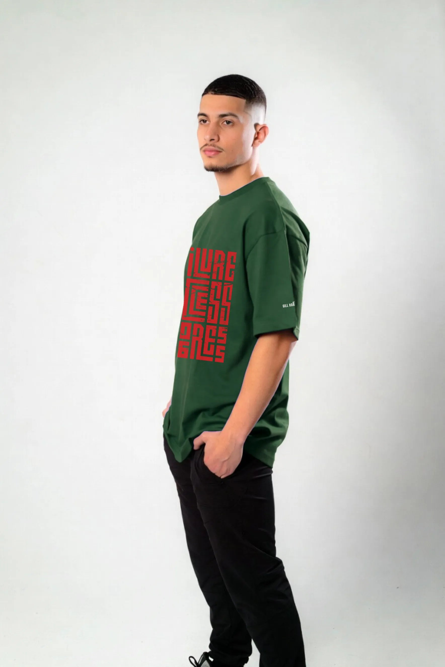Failure Is Success Tee – 240 GSM Unisex Oversized Cotton | Gill Harry