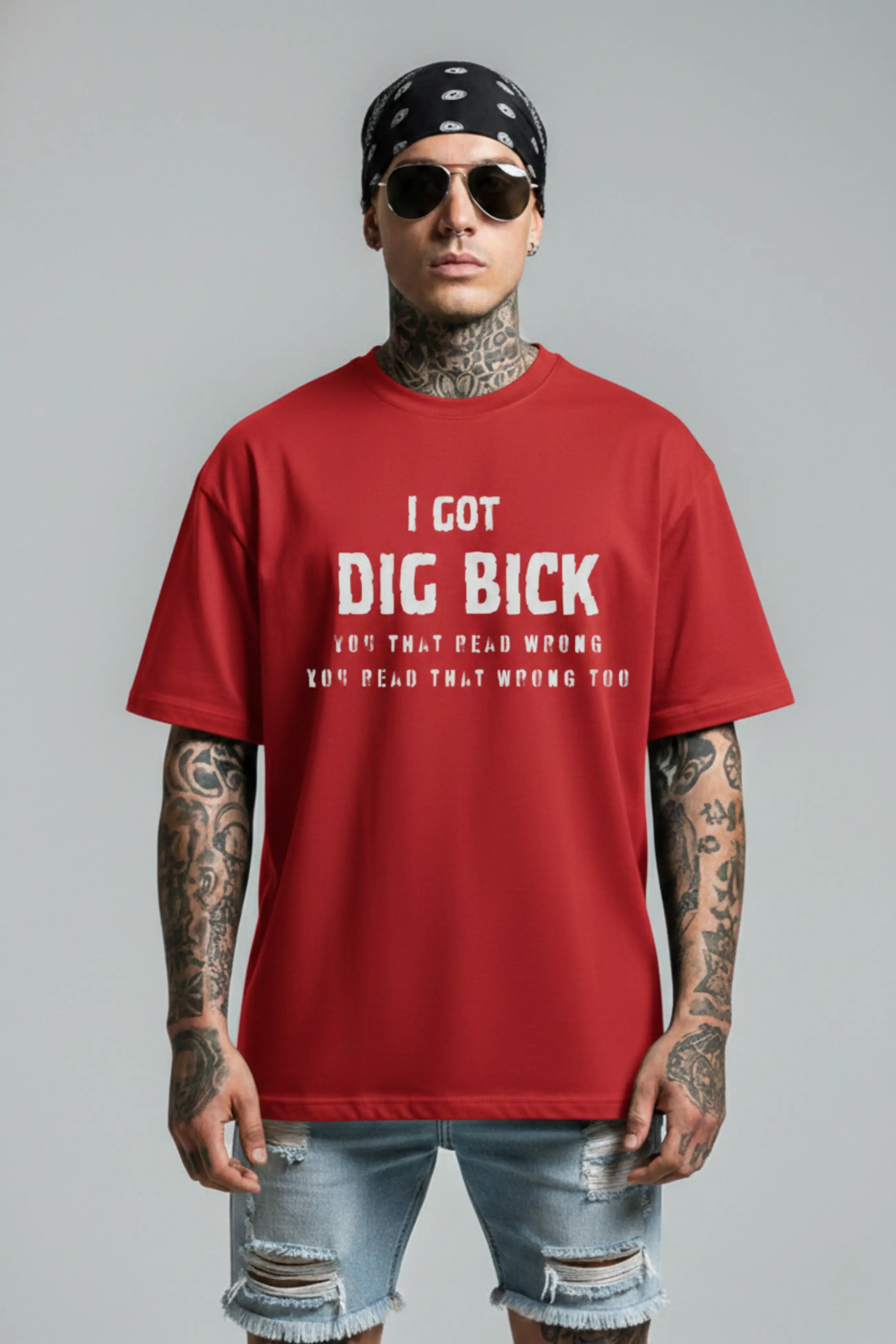 I Got Dig Bick Tee – 240 GSM Terry-Knit Oversized | Gill Harry