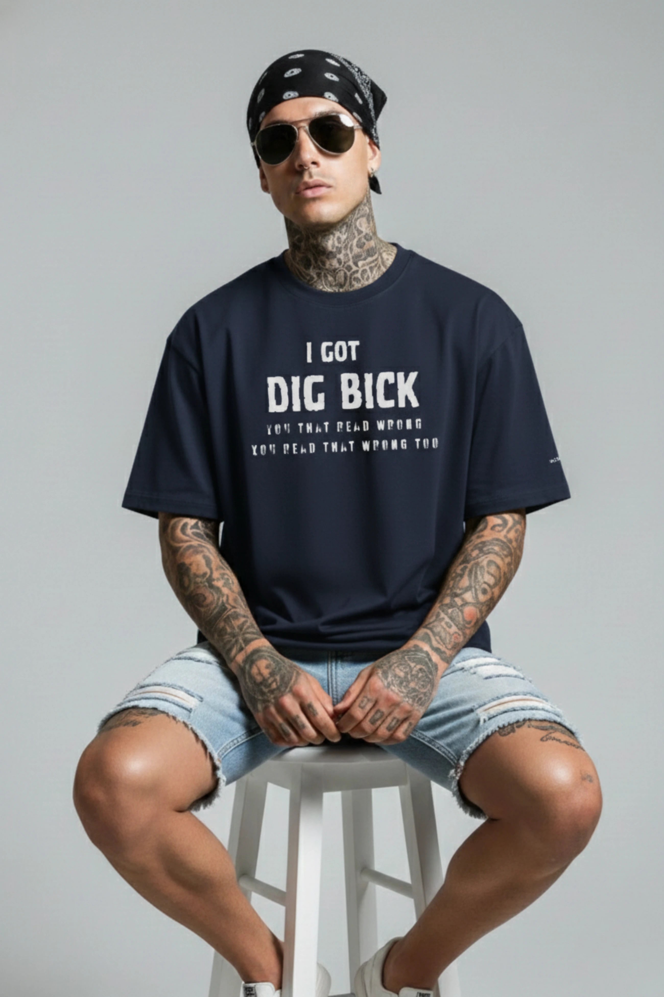 I Got Dig Bick Tee – 240 GSM Terry-Knit Oversized | Gill Harry