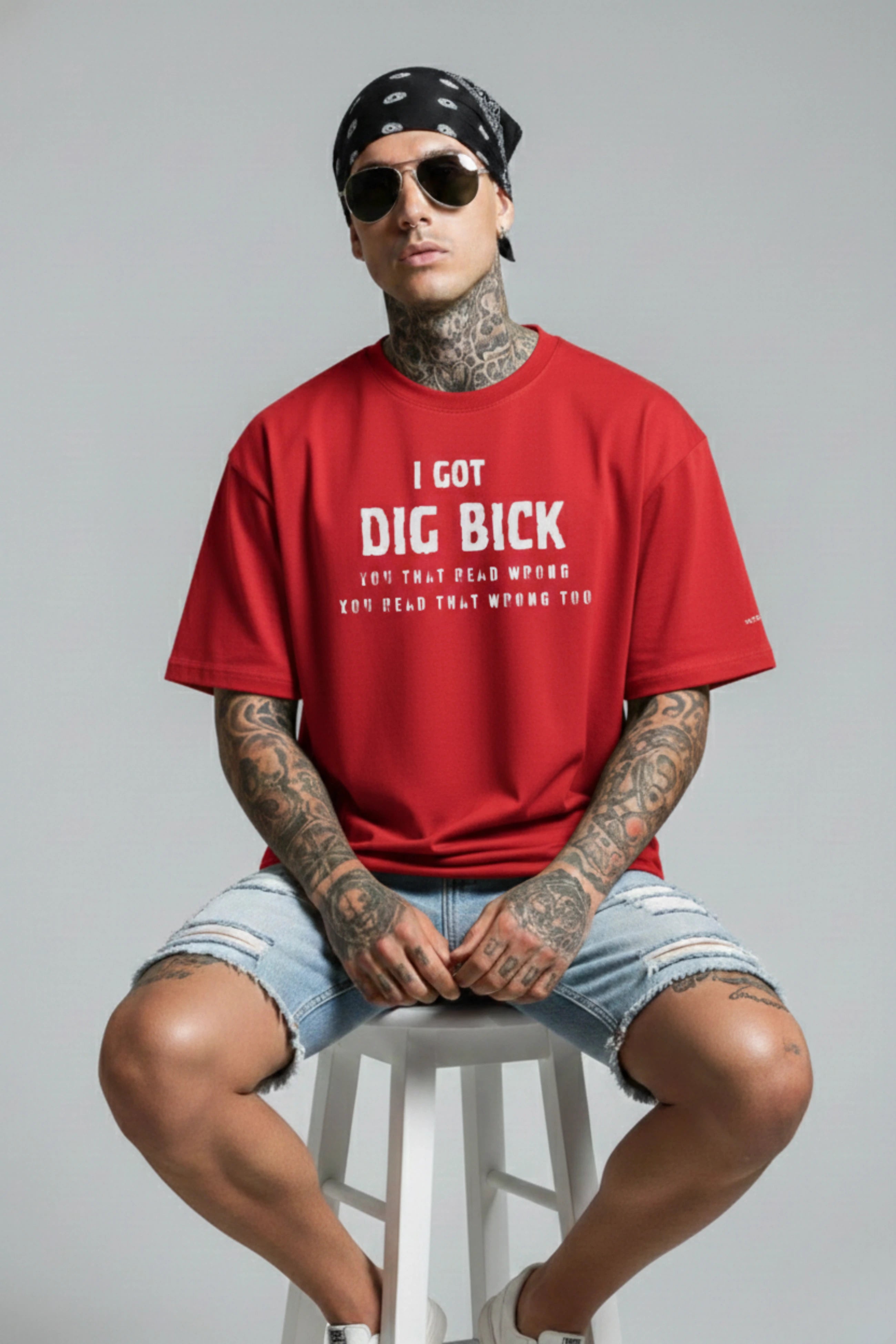 I Got Dig Bick Tee – 240 GSM Terry-Knit Oversized | Gill Harry