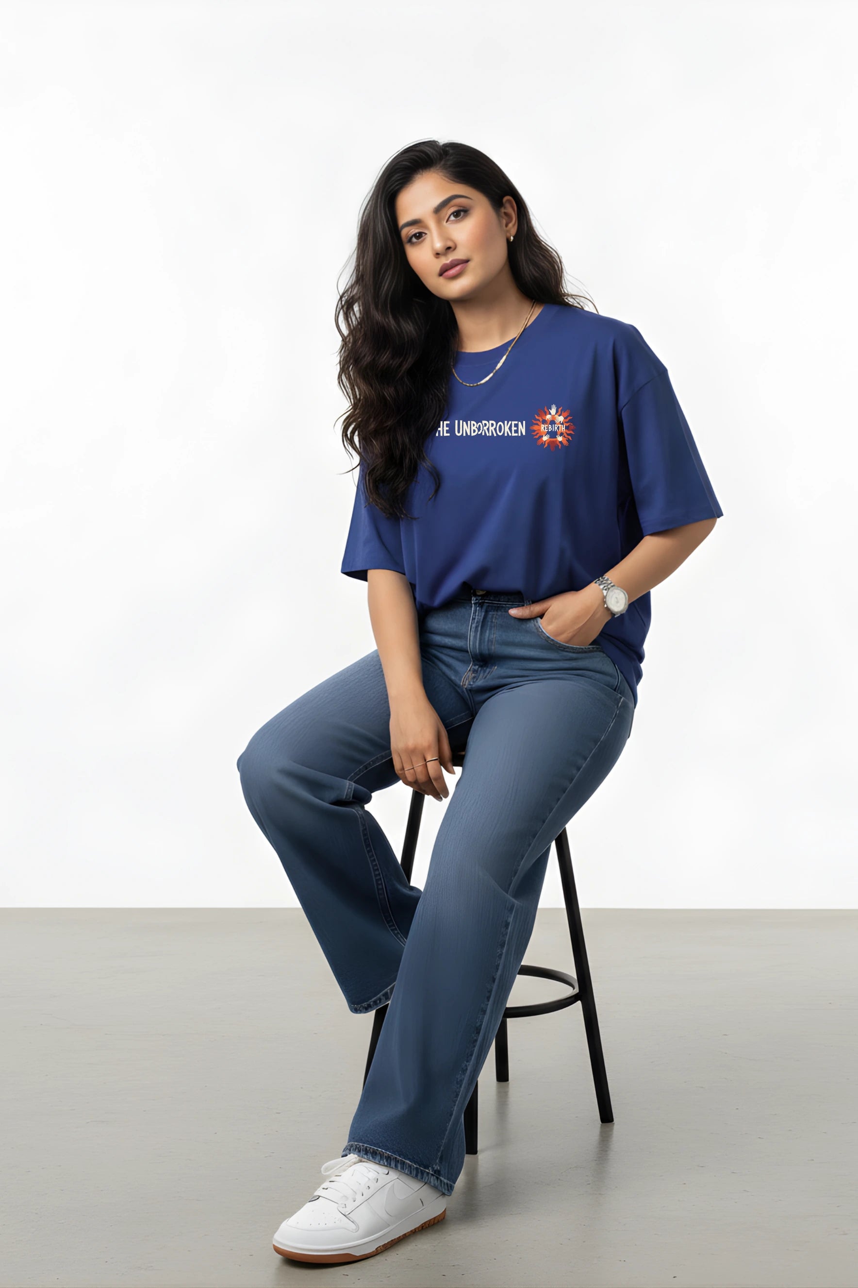 The Unbroken Tee – 240 GSM Unisex Oversized Cotton | Gill Harry