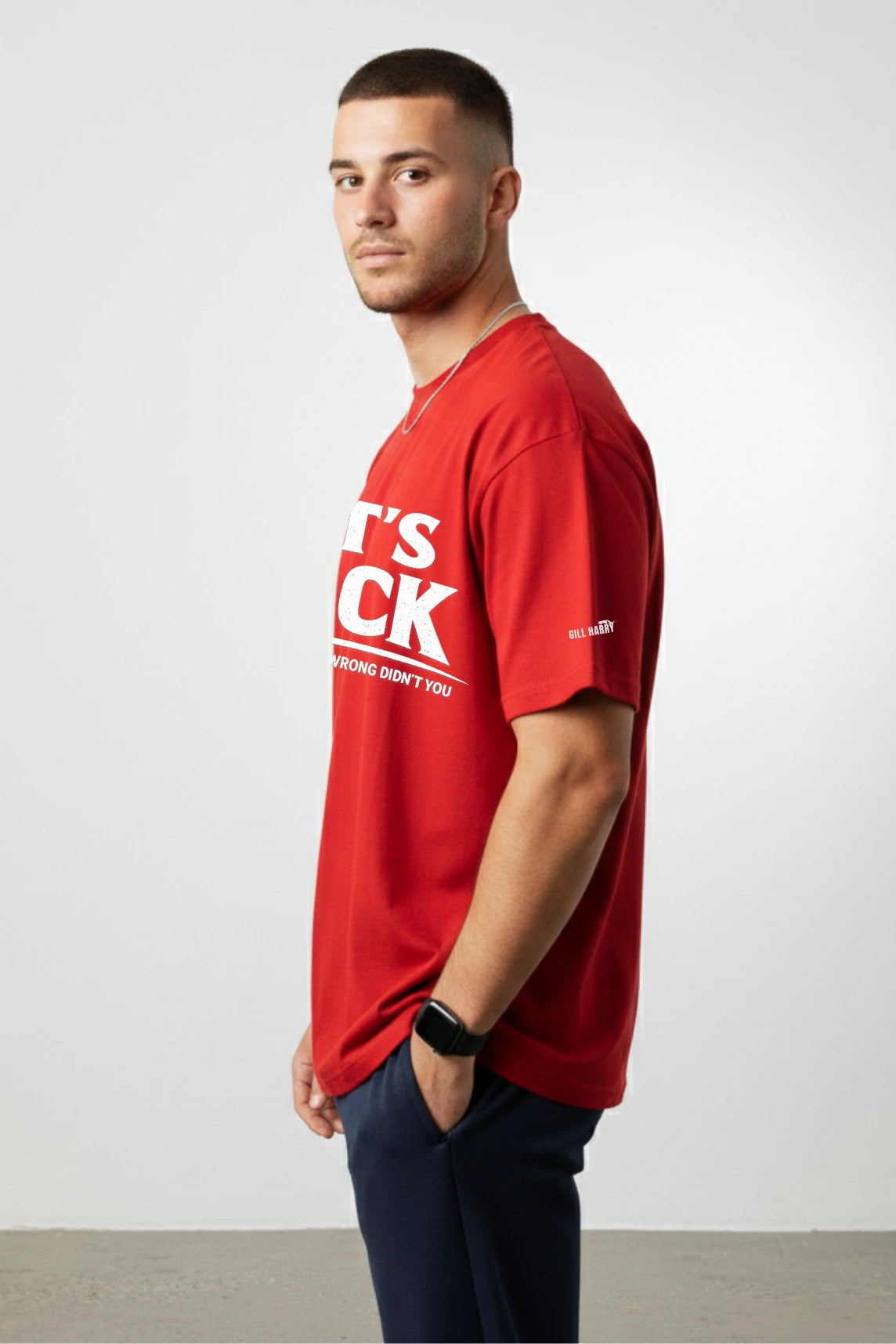 FET’S LUCK Tee – Terry-Knit Oversized T-Shirt | Gill Harry