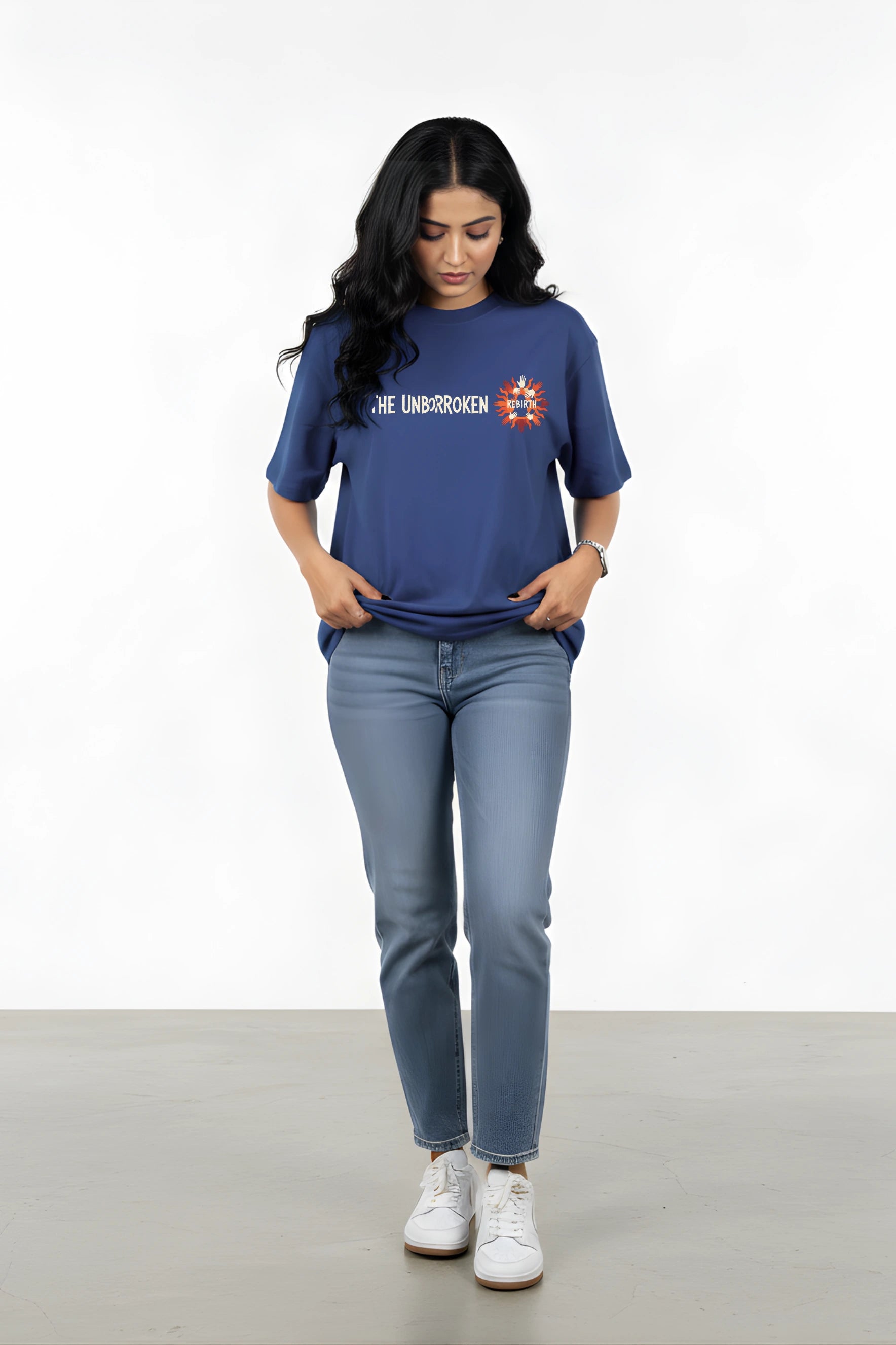 The Unbroken Tee – 240 GSM Unisex Oversized Cotton | Gill Harry