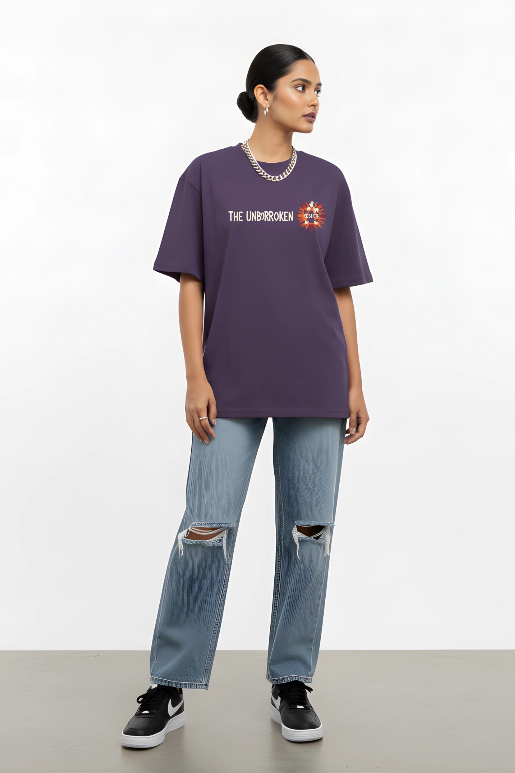 The Unbroken Tee – 240 GSM Unisex Oversized Cotton | Gill Harry