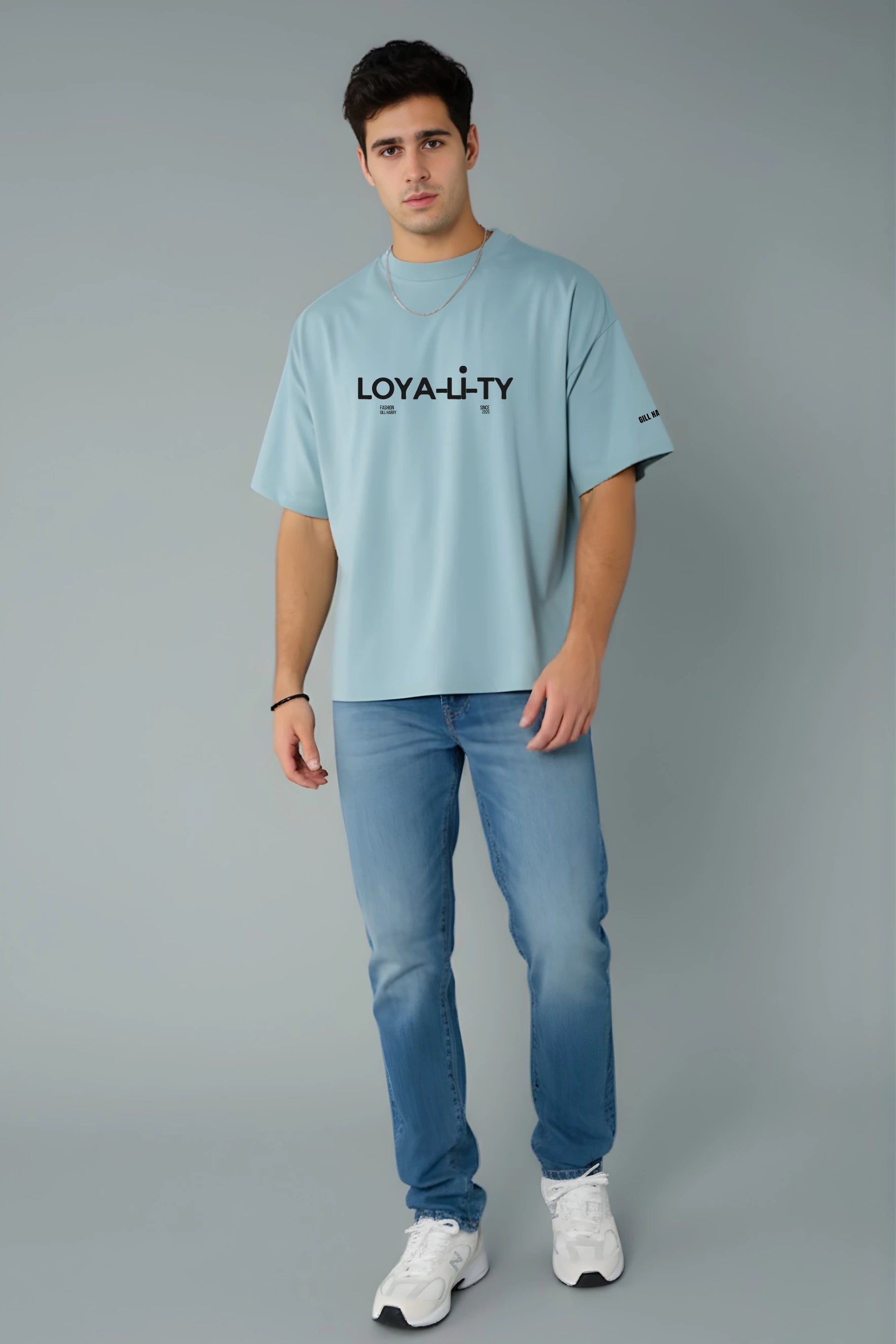 LOYA-LI-TY Tee – Terry-Knit Oversized T-Shirt | Gill Harry