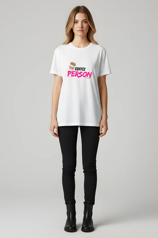 Coffee Person T-shirt – Cotton Elastane Stretch Fit UNISEX | Gill Harry