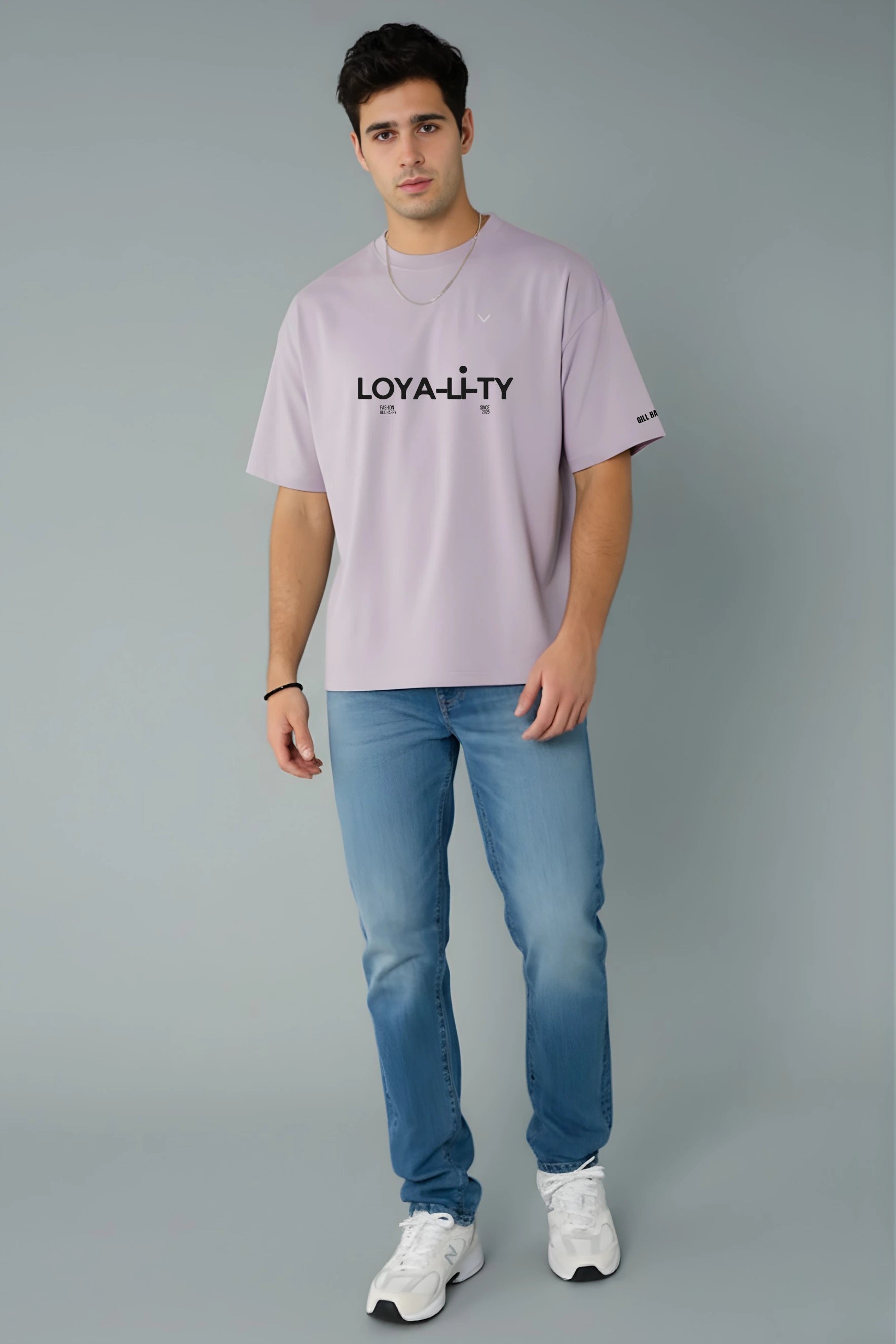 LOYA-LI-TY Tee – Terry-Knit 260 GSM Oversized T-Shirt | Gill Harry