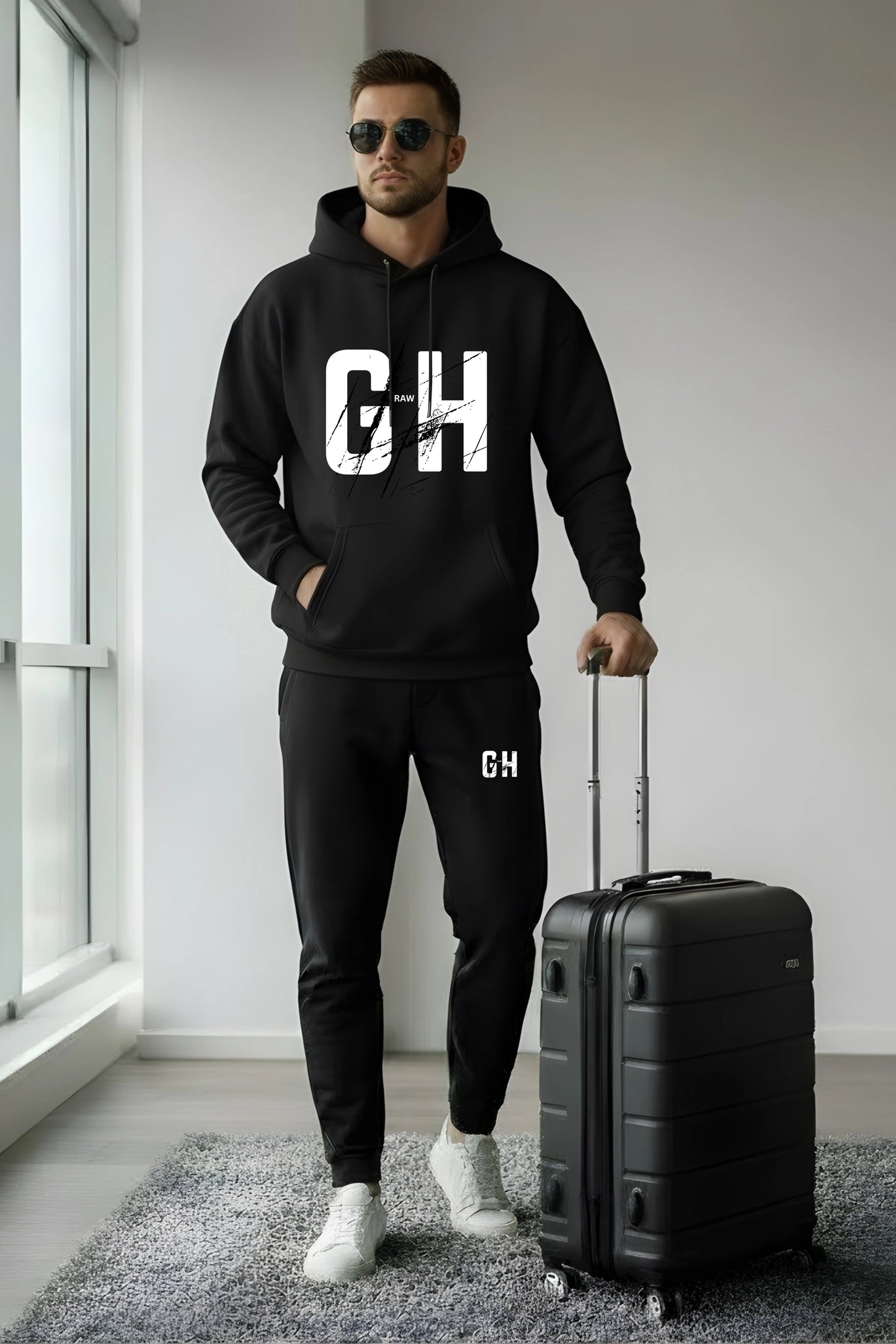 GH Raw Oversize Hoodie – Joggers Co-ords Set | Gill Harry