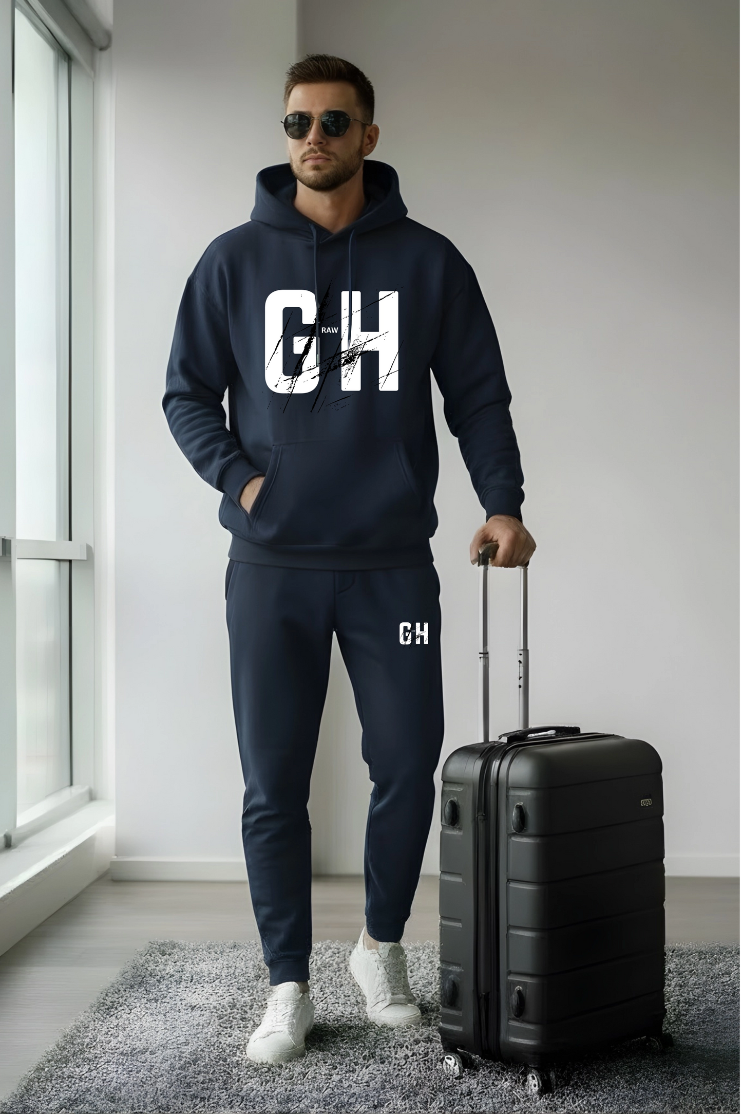 GH Raw Oversize Hoodie – Joggers Co-ords Set | Gill Harry