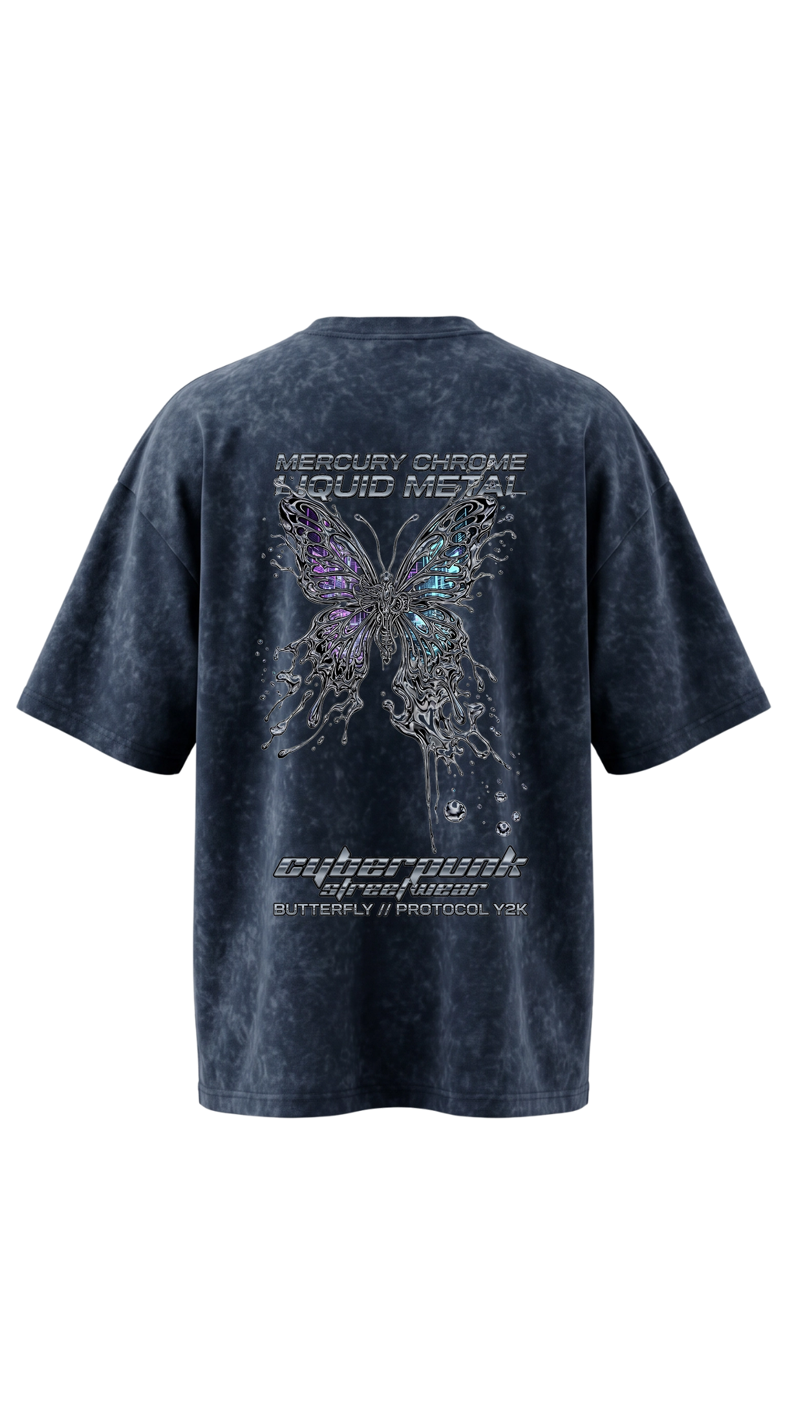 Liquid Chrome Butterfly