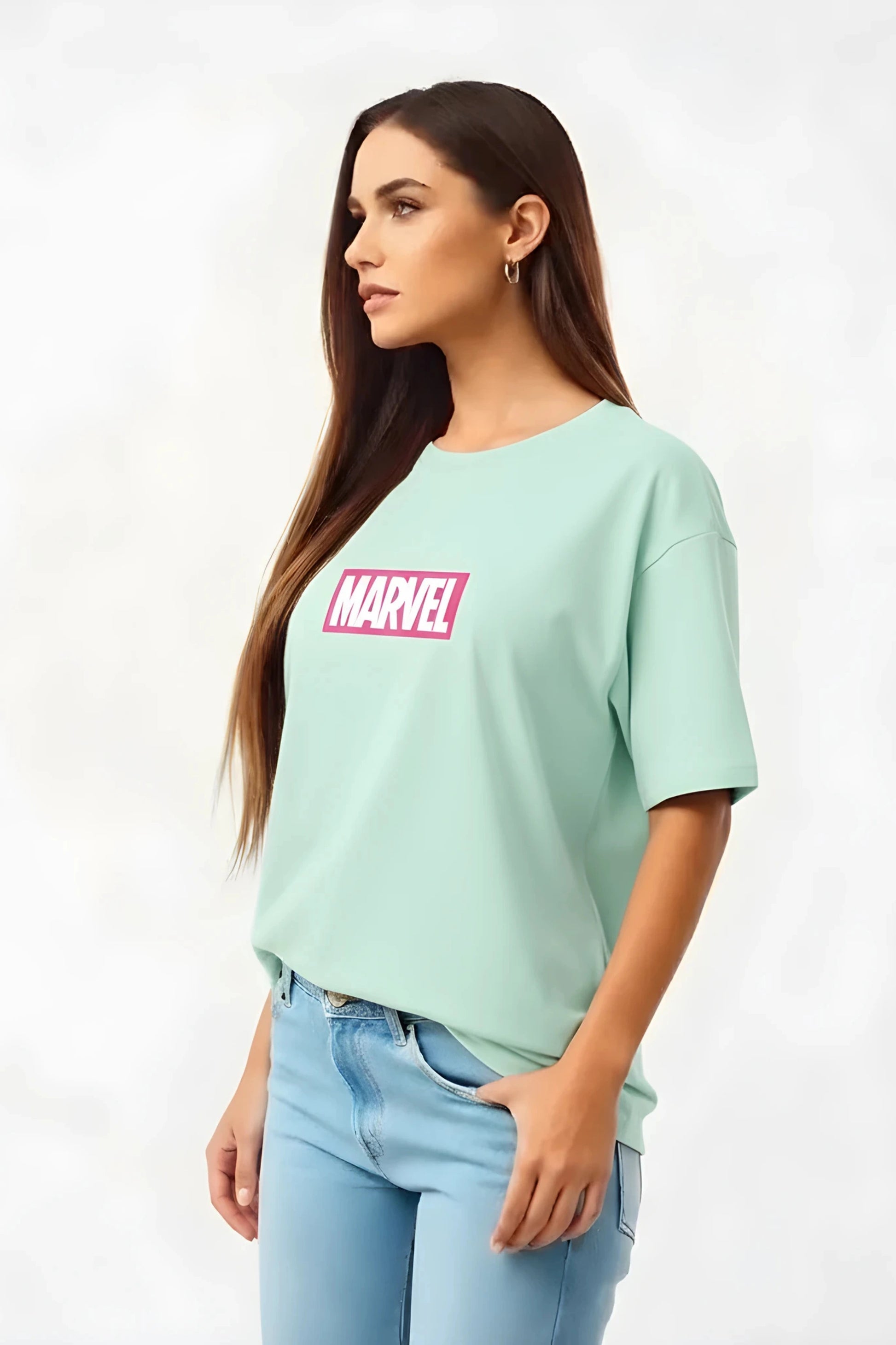 Man women  wearing navy cotton-elastane unisex t-shirt by Gill Harry, styled with beige cargo pants and white sneakers — clean, stretchable everyday tee for casual wear and layering