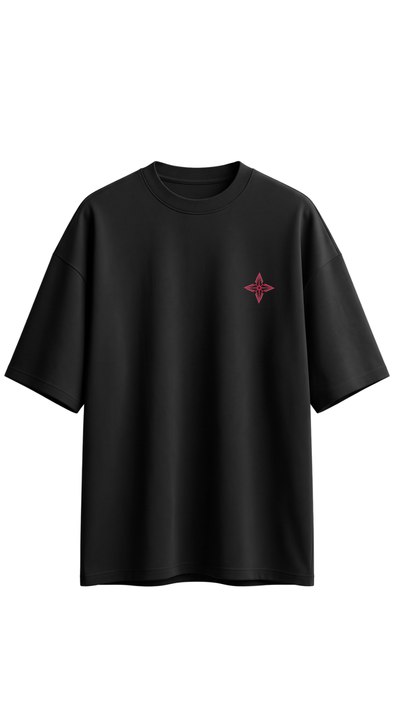 Cyber-Ninja Revolt Oversized Graphic Tee
